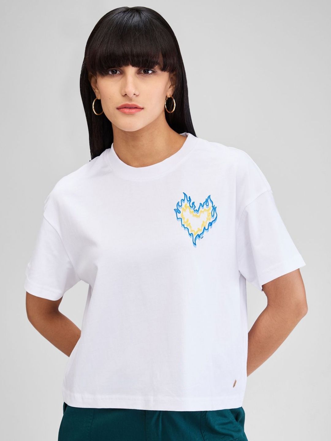 SPYKAR Women Oversized T-shirt