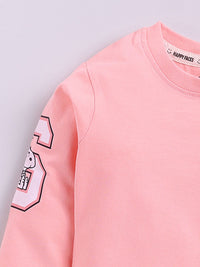 Happy Faces Kids Girls Snoopy Printed Pure Cotton T-Shirt