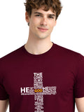 ADRO Typography Printed Round Neck Short Sleeves Regular Fit Pure Cotton T-shirt