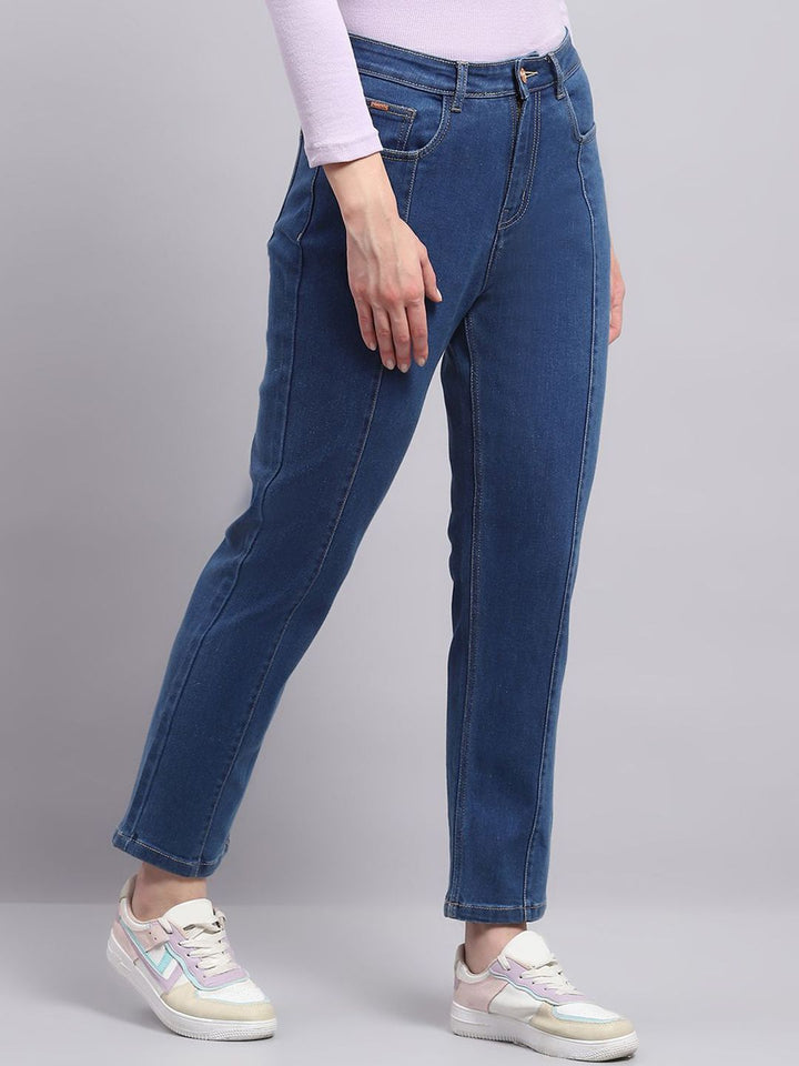 Monte Carlo Women Mid-Rise Regular Fit Jeans