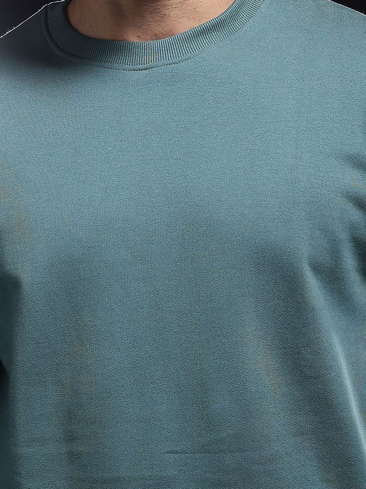 Eszett Lelaki Cotton Pullover Sweatshirt Biasa