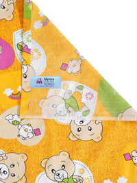 Myntra Elegant Homes Kids Yellow Printed Pure Cotton 400 TC King Set Cadar 2.5 x 2.25m