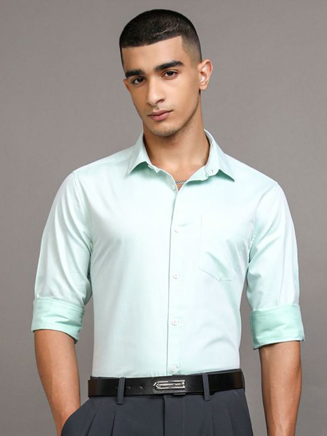 Highlander Men Sea Slim Fit Casual Shirt