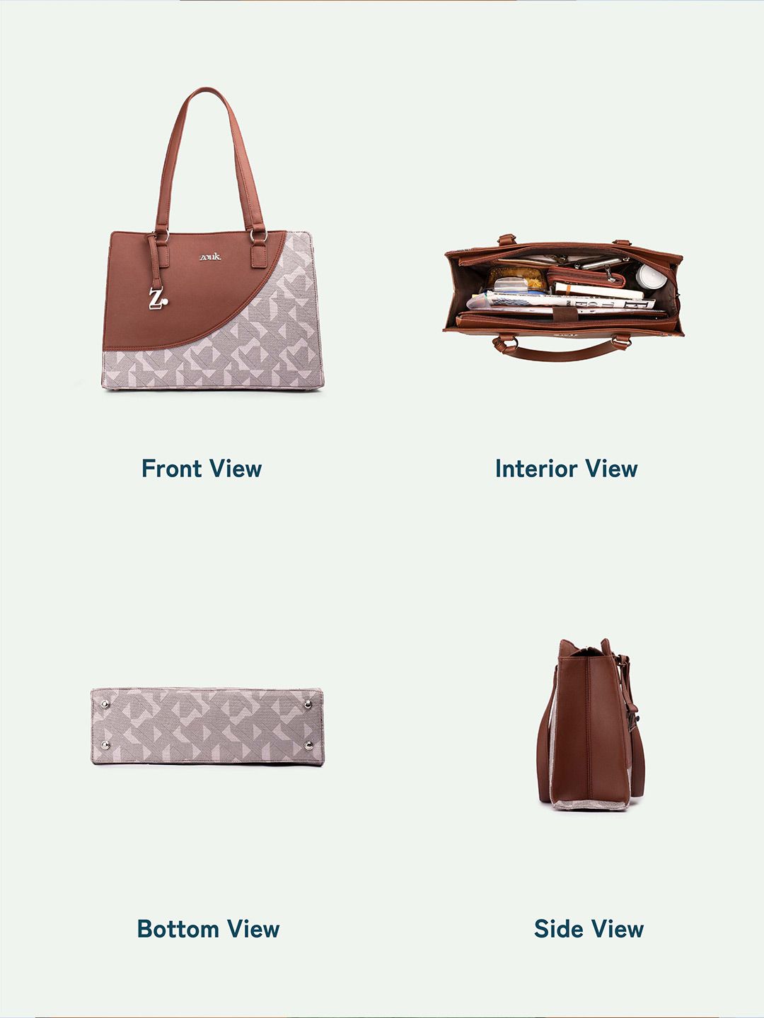 ZOUK Aravalli Abstract Office Essential Bag