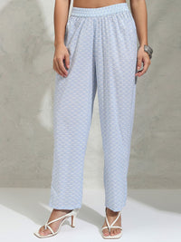 Vishudh Floral Printed Pure Cotton Straight Kurta & Trousers With Dupatta
