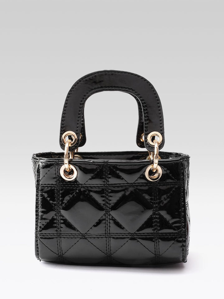 DressBerry Structured Quilted Handheld Bag