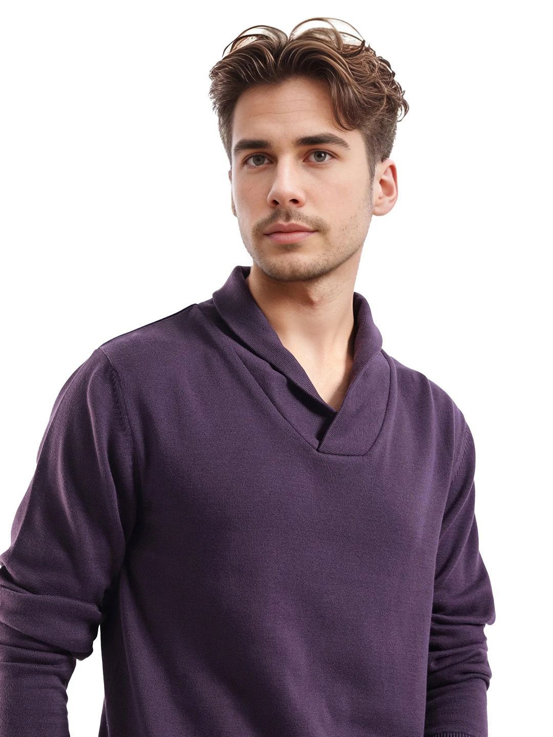 RARE RABBIT Kenlay Men V-Neck Cotton Pullover