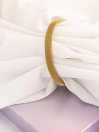 VOGUE PANASH Wanita Brass Gold-plated Bangle-Style Bracelet