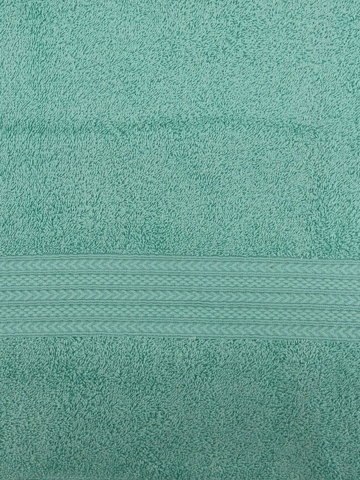 BOMBAY DYEING Green 4 Piece Pure Cotton 450 GSM Towel Set
