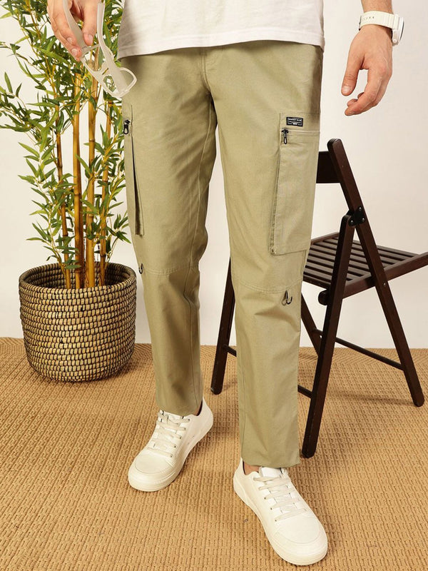 Thomas Scott Men Smart Easy Wash Cargo Trousers