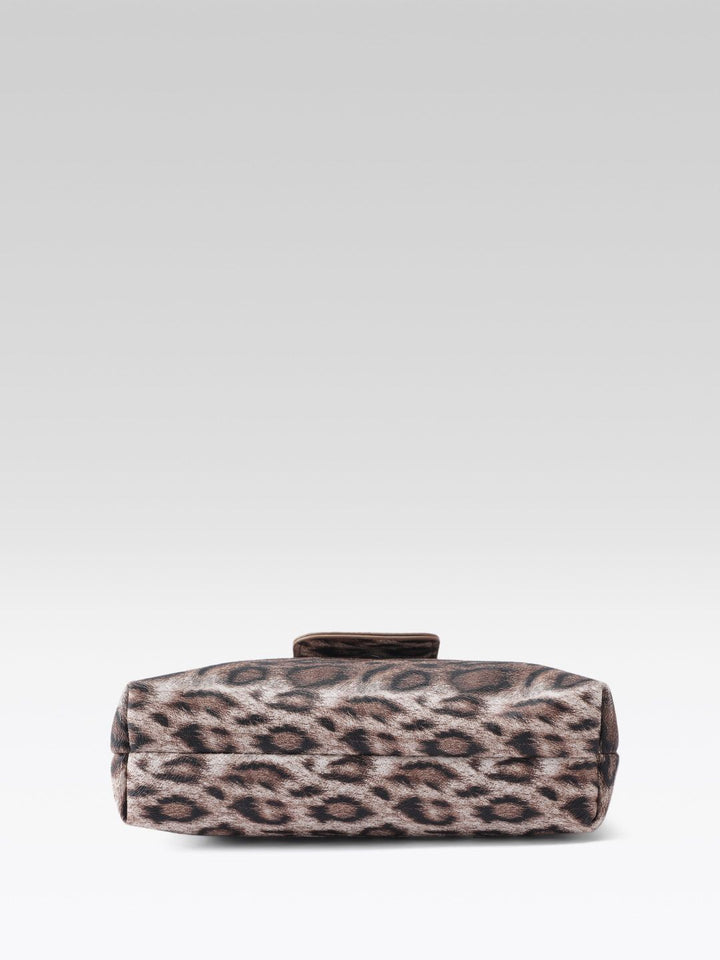 DressBerry Animal Print Sling Bag with Bow Detail