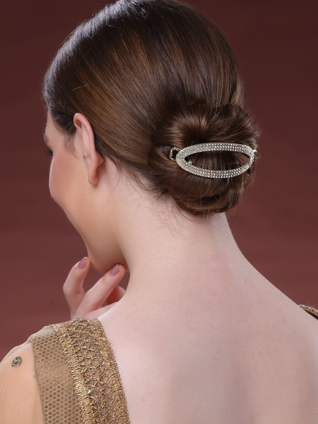 PANASH Women Embellished Claw Clip