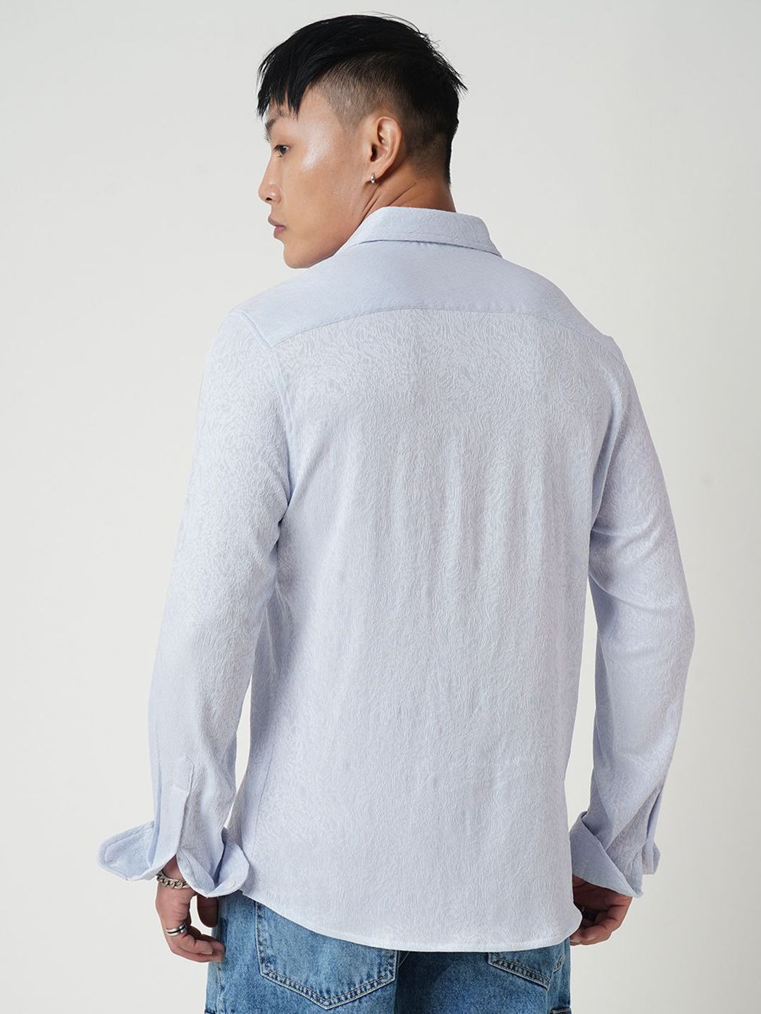 VASTRADO Men Classic Slim Fit Opaque Casual Shirt