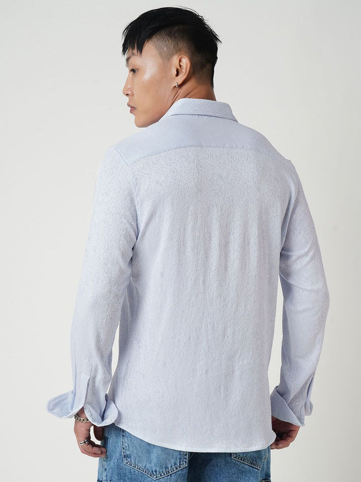 VASTRADO Men Classic Slim Fit Opaque Casual Shirt
