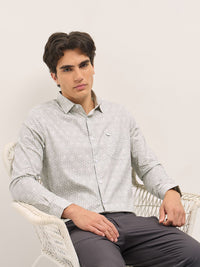 THE BEAR HOUSE Men Tailored Fit Opaque Printed Formal Shirt