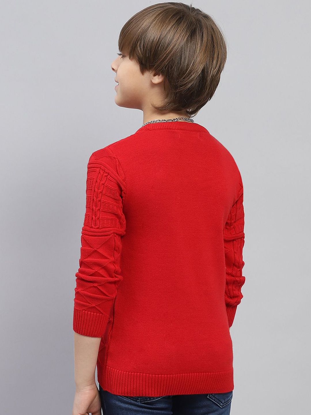 Monte Carlo Boys Round Neck Cotton Pullover