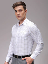 The Indian Garage Co. X Luxe Men Slim Fit Multi Stripes Opaque Striped Formal Shirt