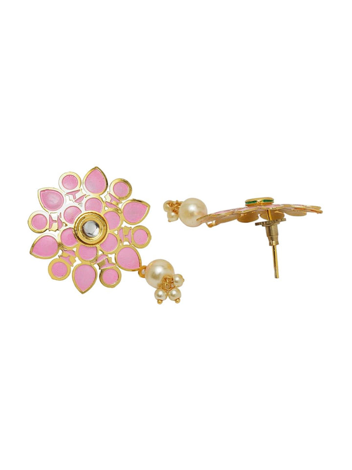 Anting-anting Drop Kontemporari Anouk Saduran Emas