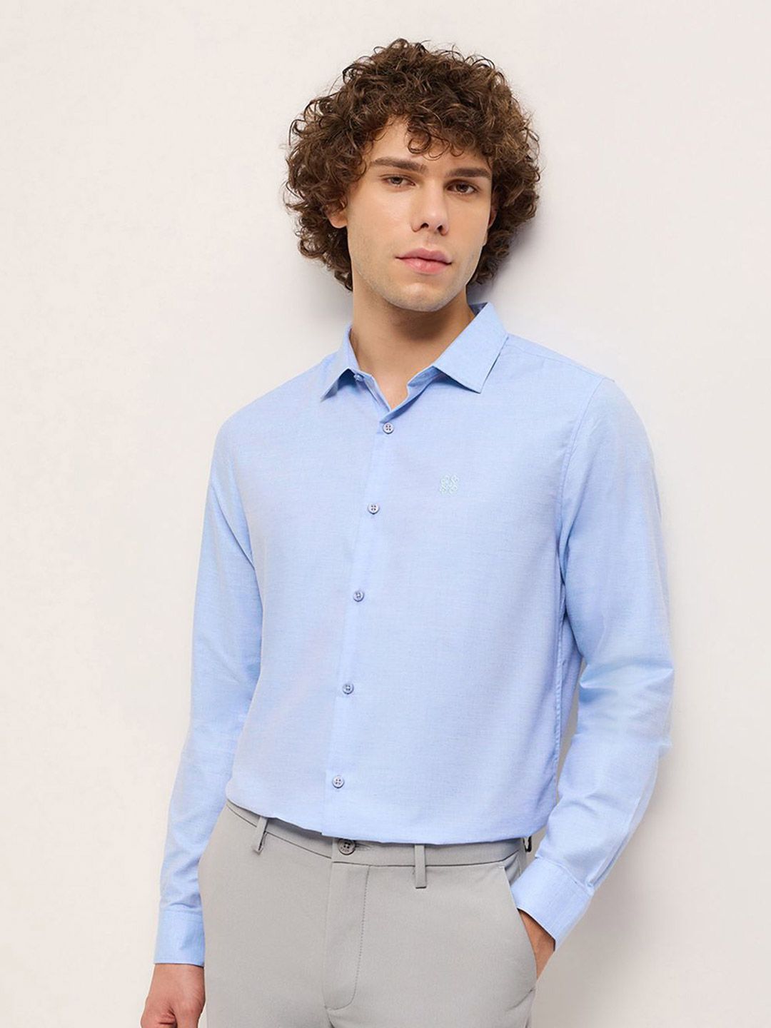 THE BEAR HOUSE Men Tailored Fit Opaque Formal Shirt