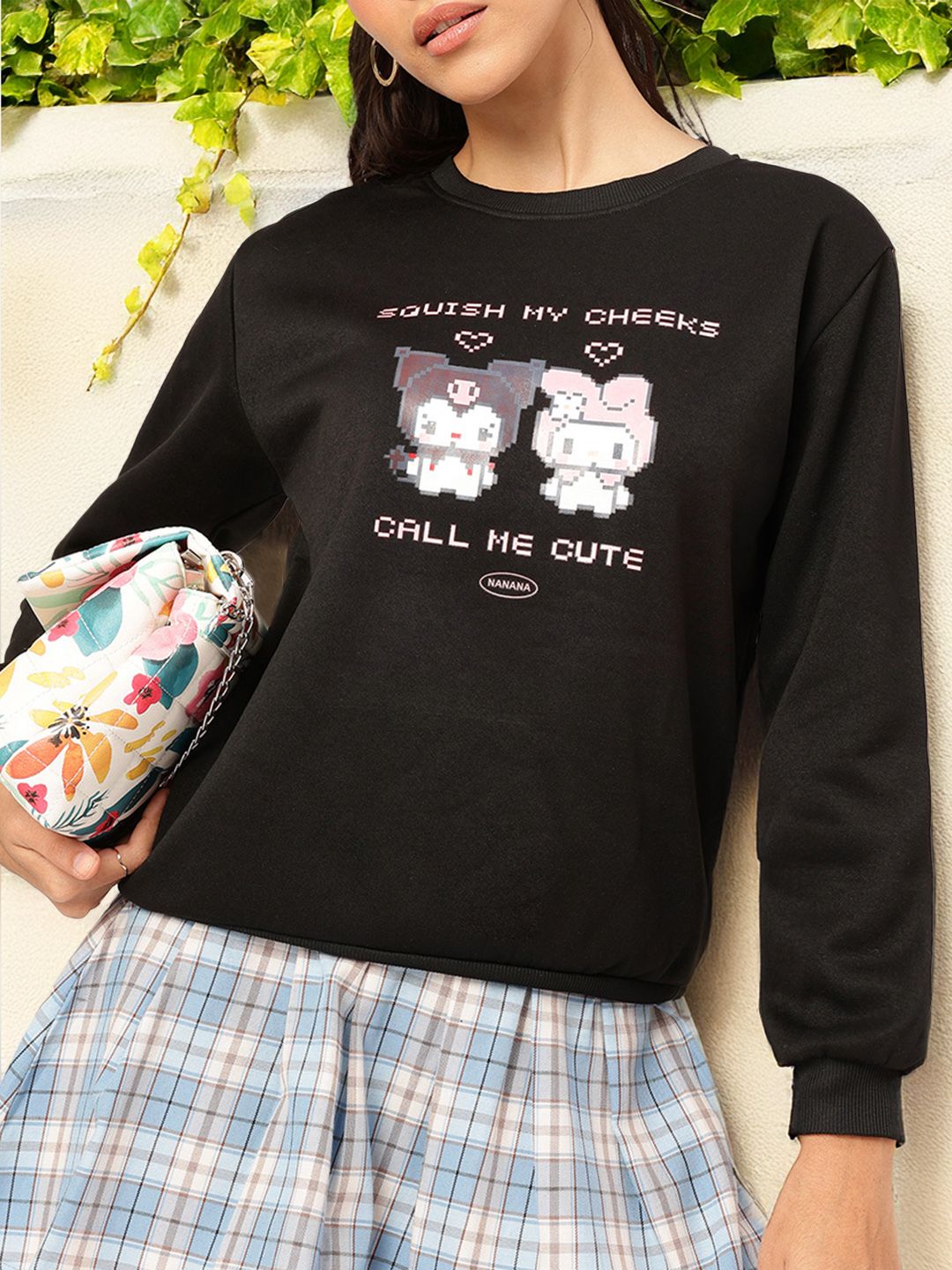 DressBerry Graphic Printed Sweatshirt