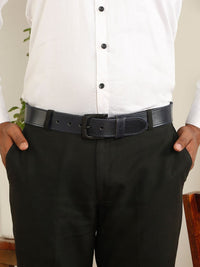 Teakwood Leathers Men Textured Leather Belt