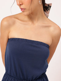 DressBerry Strapless Chic Vibes Waist Tie-Up Bandeau Jumpsuit