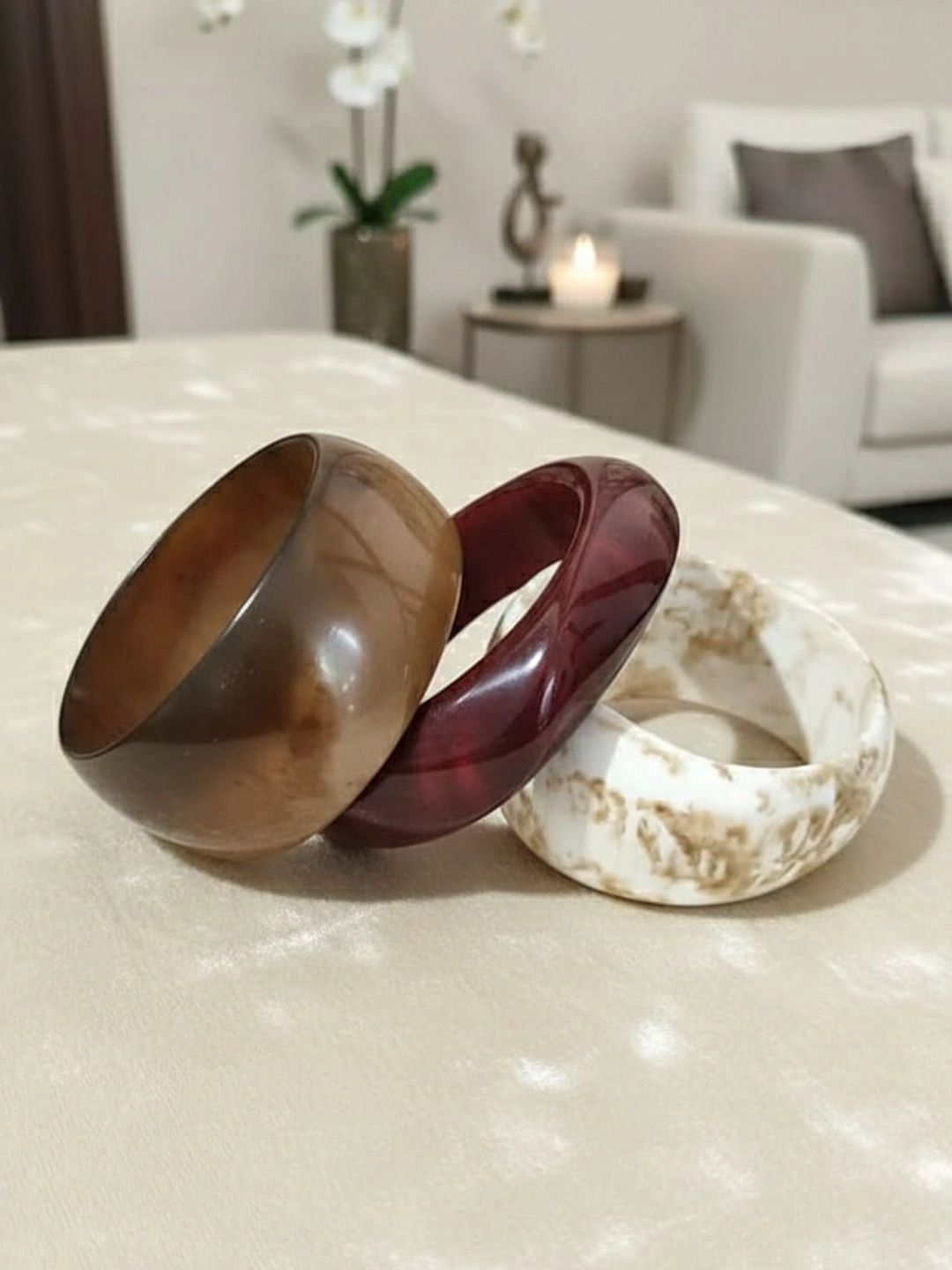 PANASH Set 3 Gelang Akrilik
