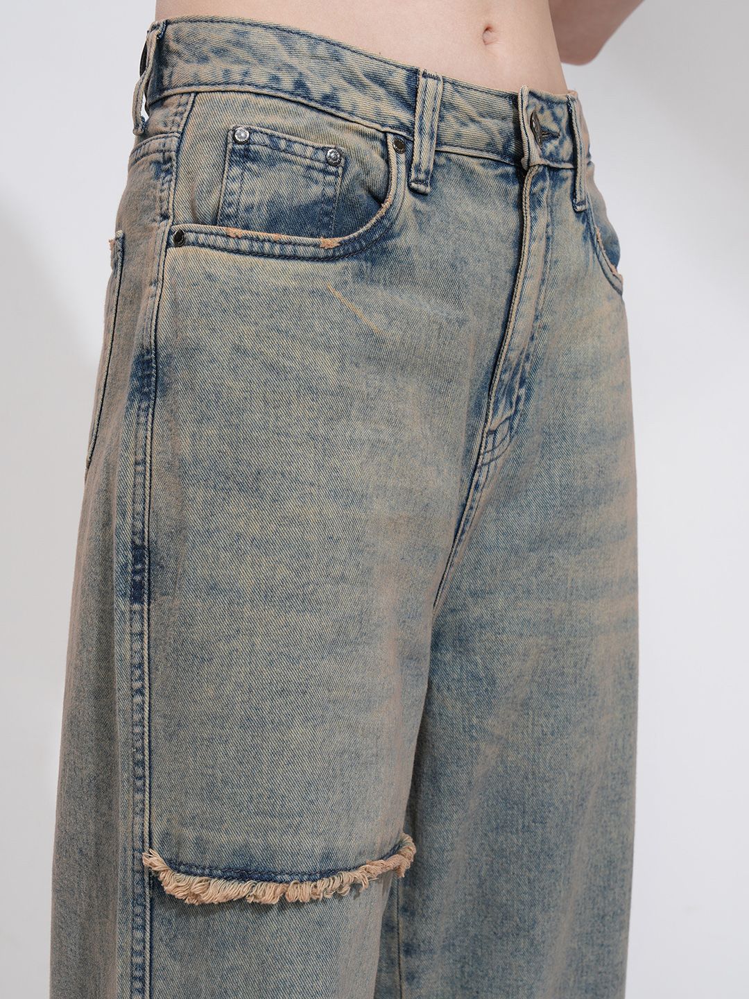 Street By Tokyo Talkies Women Flared High-Rise Stretchable Jeans