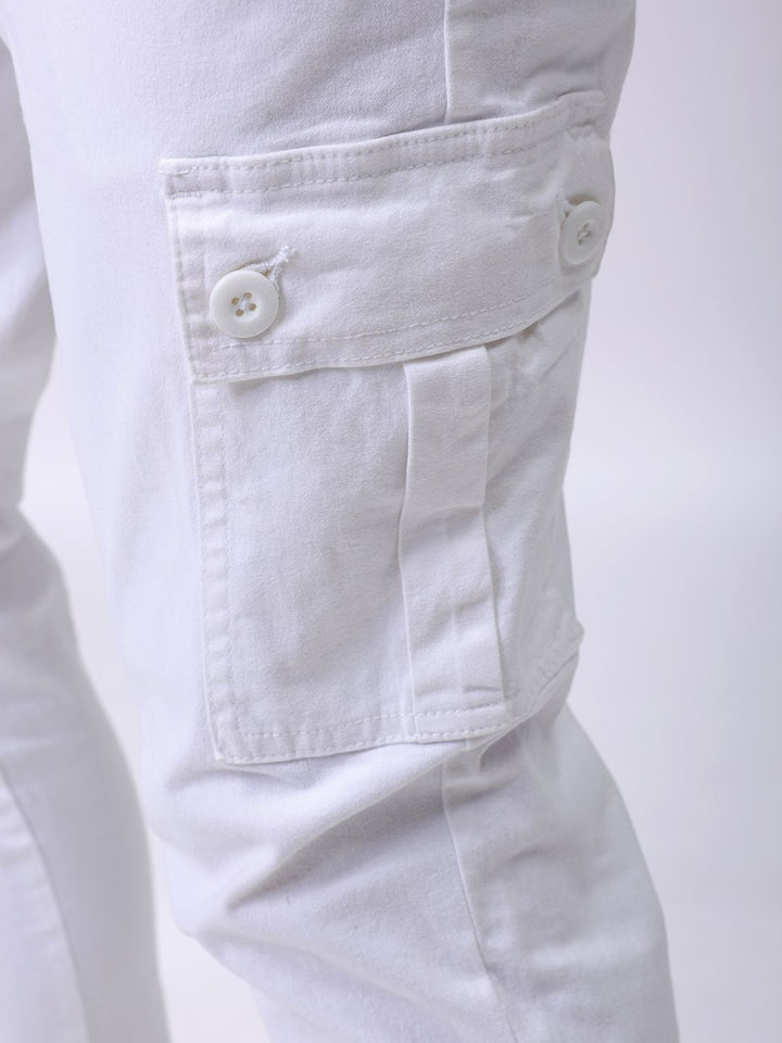 The Indian Garage Co Men Mid-Rise Regular Fit Cargos Trousers