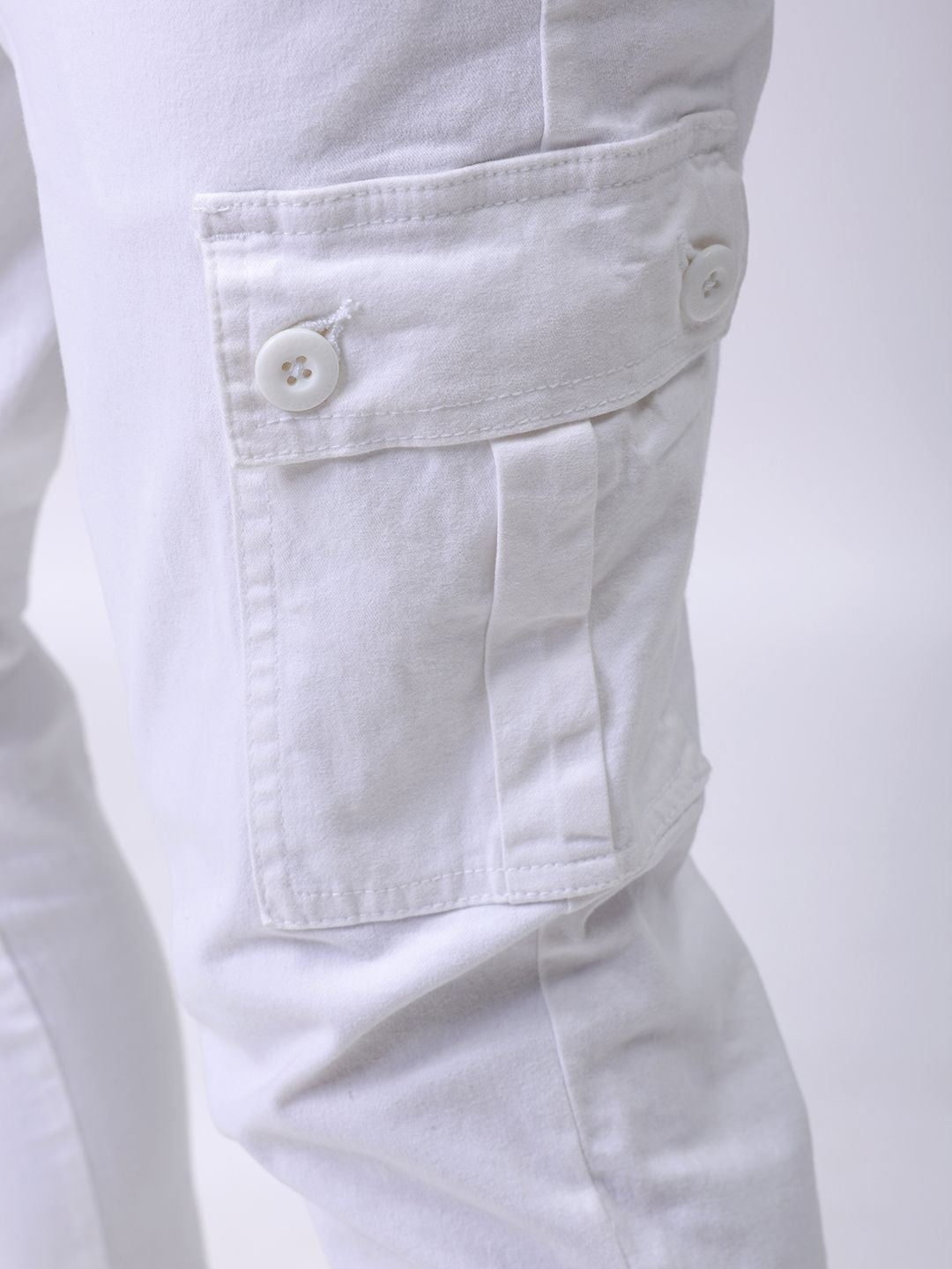 The Indian Garage Co Men Mid-Rise Regular Fit Cargos Trousers