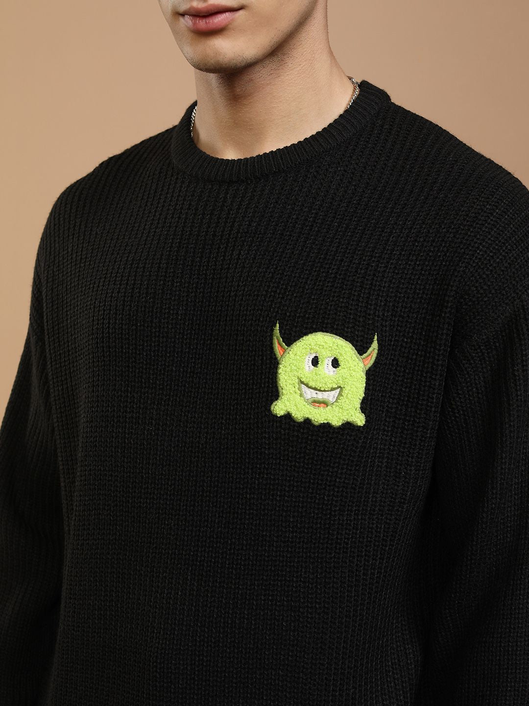 HIGHLANDER Men Pullover with Embellished Detail