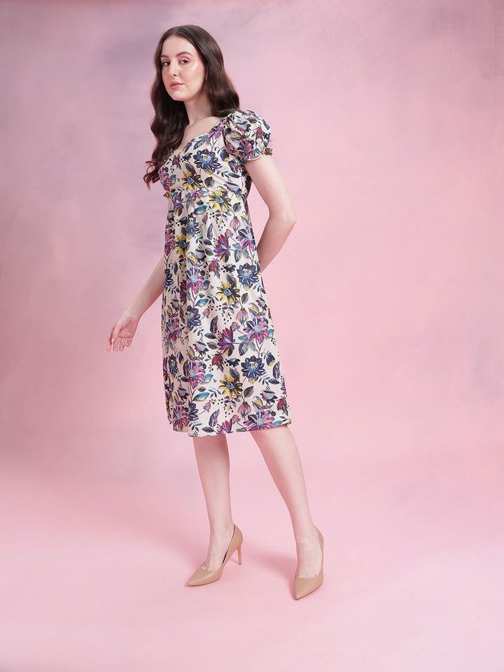 DressBerry Floral Fit& Flare Dress