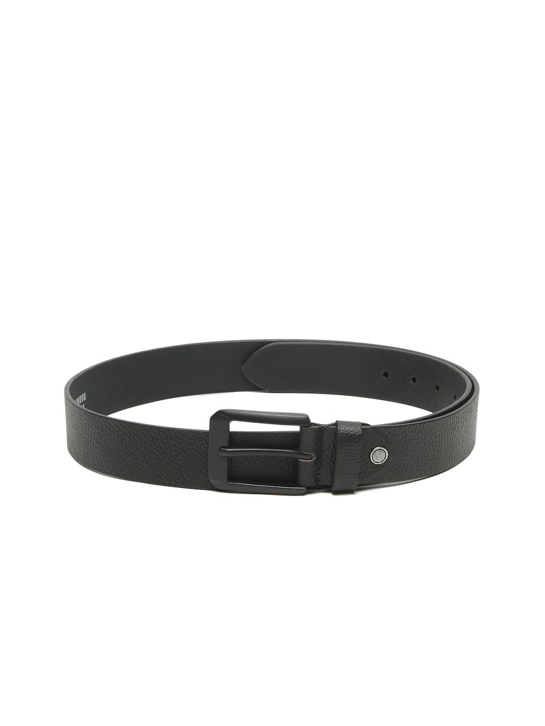 Teakwood Leathers Men Textured Leather Belt