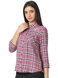 SPYKAR Women Opaque Checked Casual Shirt