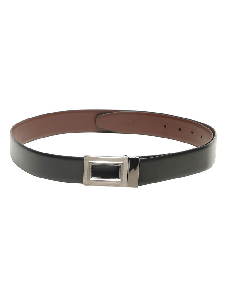 Teakwood Leathers Men Textured Leather Reversible Formal Belt
