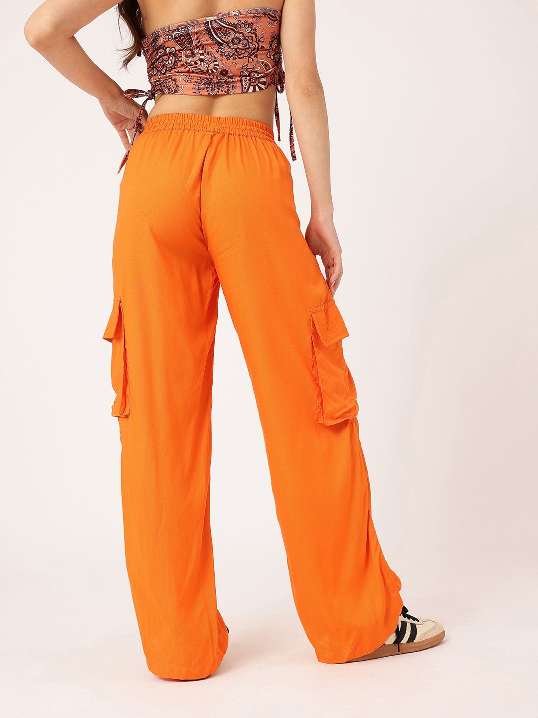 DressBerry Women Summer Pop Functional Minimalist Cargos