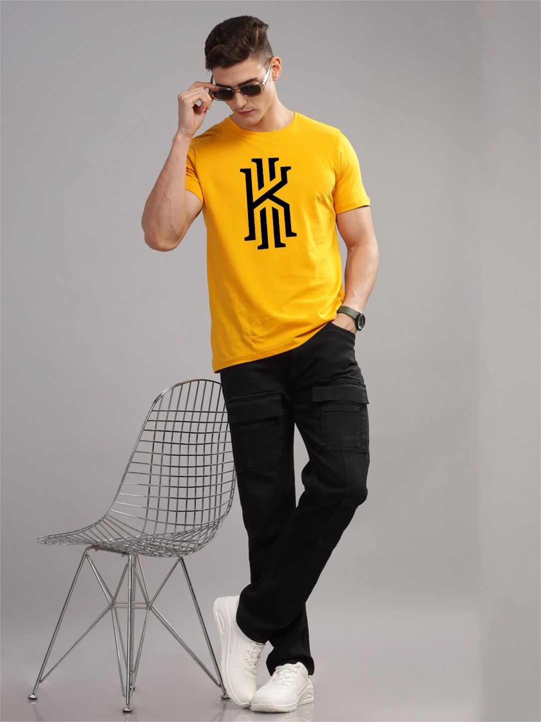 ADRO Men Printed T-shirt