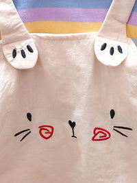 YK Colourblocked Cotton Pinafore Dress