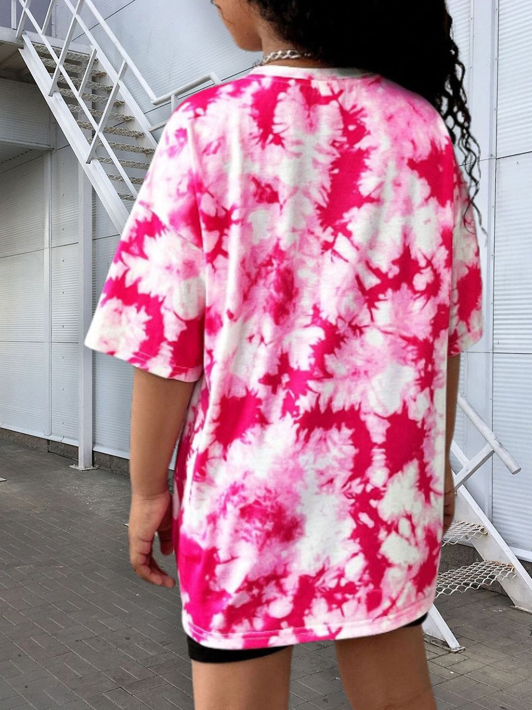 YK Girls Dyed T-shirt with Shorts