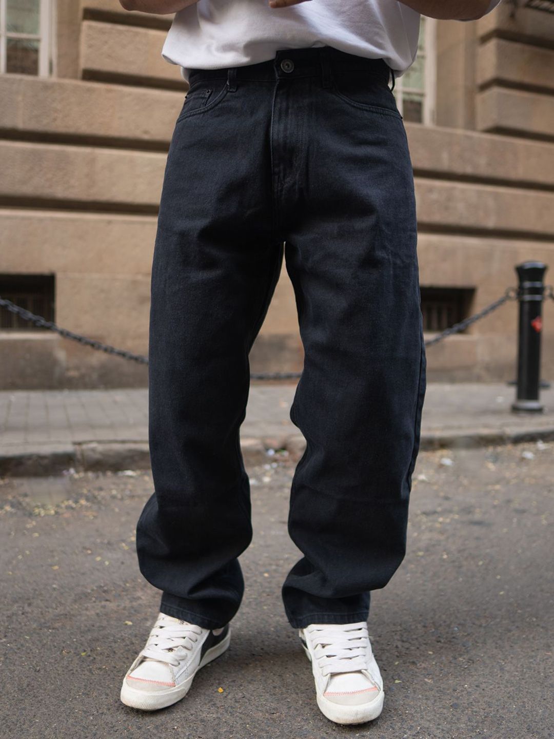Powerlook Men Comfort Fit Slash Knee Jeans