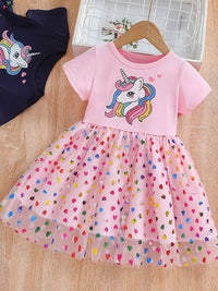 YK Print Fit & Flare Dress