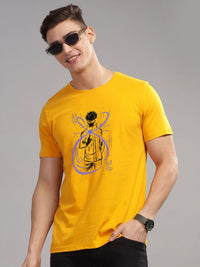ADRO Men Graphic Printed Graphic Print Others Round Neck Cotton Tshirt
