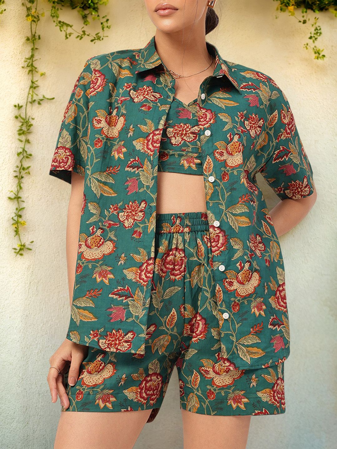 DressBerry Floral Fanatic Printed Co-Ord Set