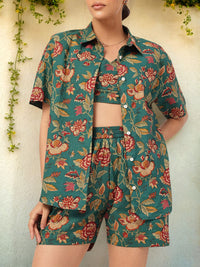 DressBerry Floral Fanatic Printed Co-Ord Set
