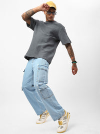 Bewakoof Men Straight Fit Mildly Distressed Jeans