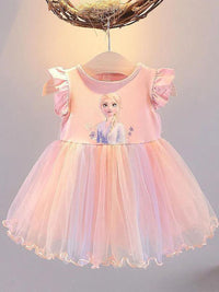 YK Girl Graphic Dress
