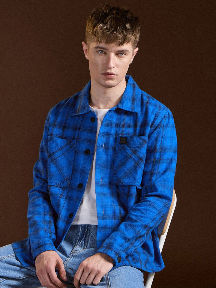 THE BEAR HOUSE Men Opaque Checked Casual Shirt