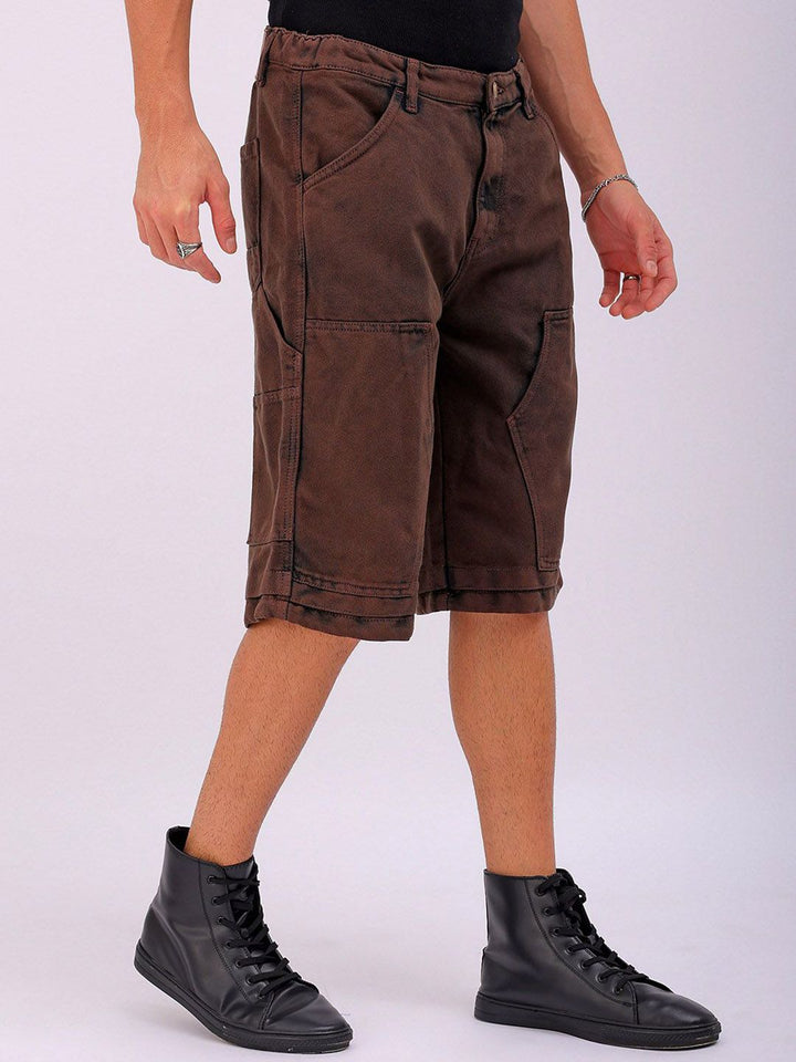 The Indian Garage Co  Solid Men Chino Shorts