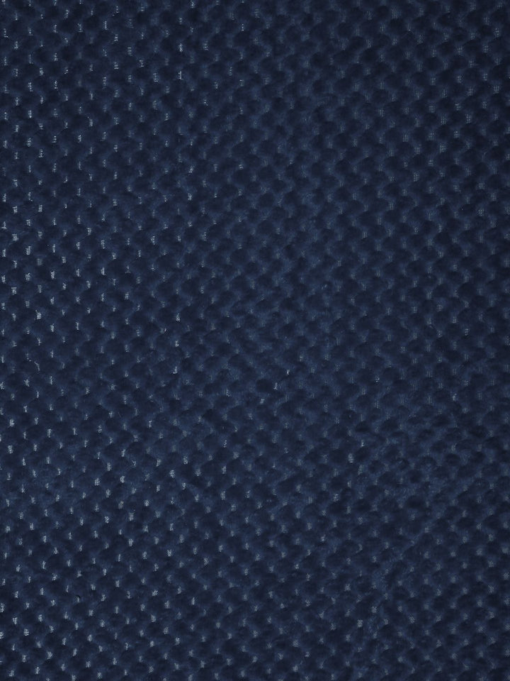Myntra Elegant Homes Navy Blue Solid Fitted 300 TC Wool Single Bedsheet & 1 Pillow Cover