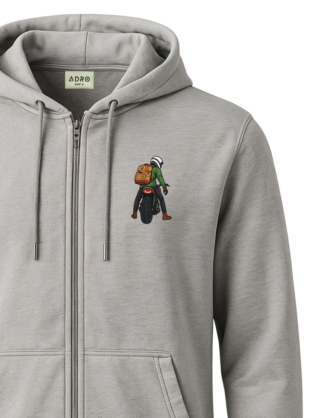 ADRO Men Printed Hooded Sweatshirt